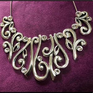 BRIGHTON Silver and Swarovski Crystal Necklace